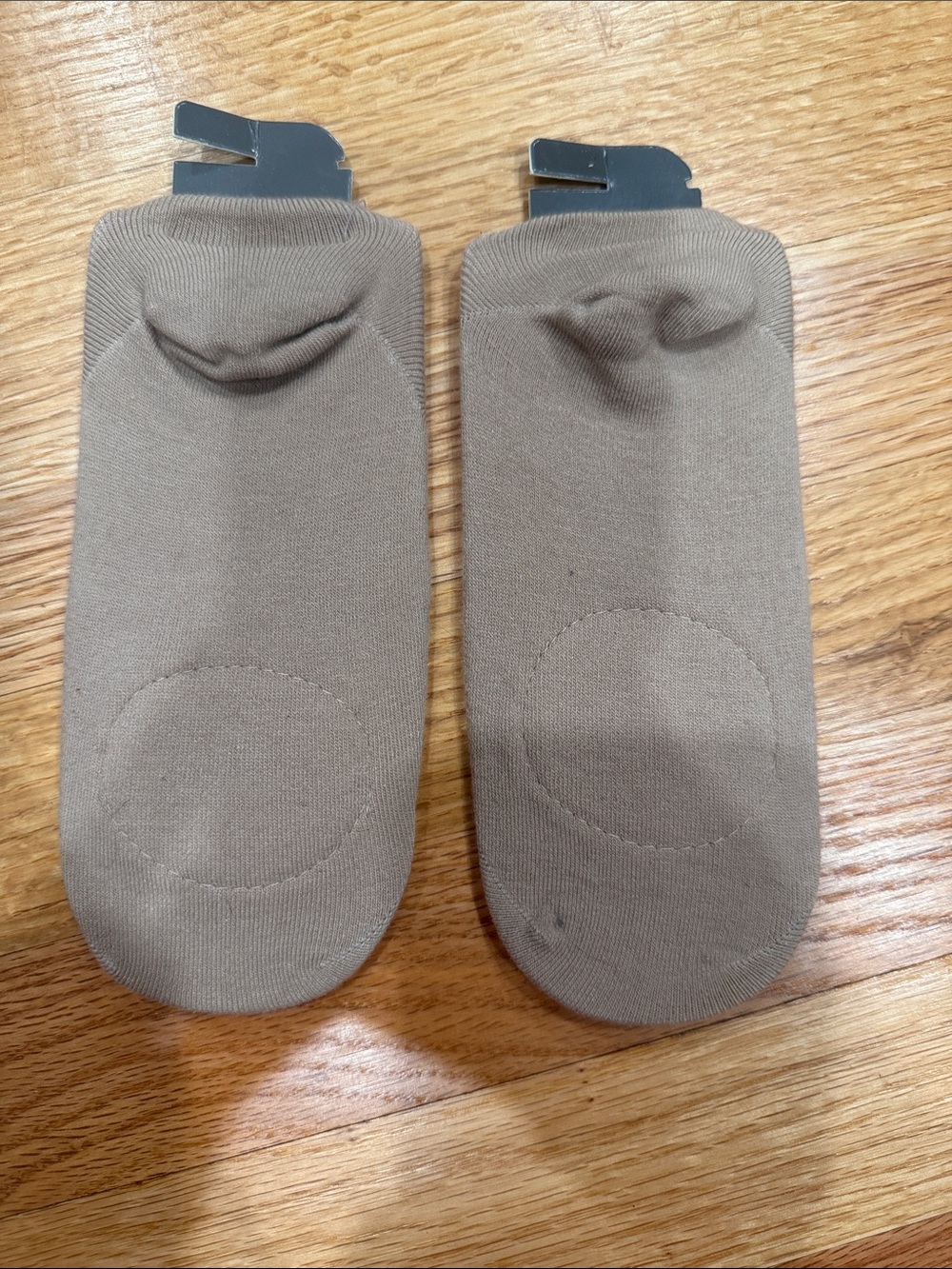 Tan Low-Cut Invisible Socks